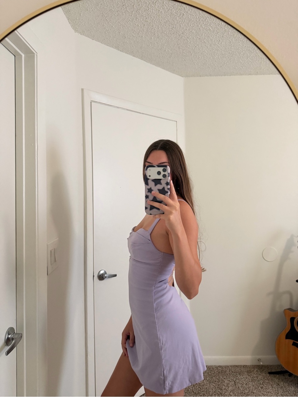 SHEIN Lavender Strappy Mini Dress - Picture 4 of 6